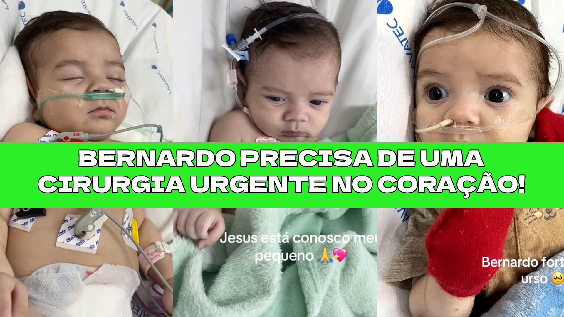 Ajuda para a cirurgia do Bernardo 💔😭